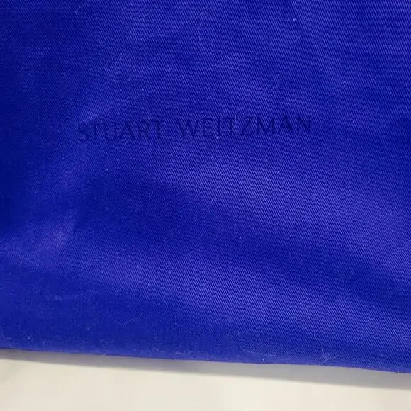 Stuart Weitzman Shopping SatchelBlue Violet Caviar Leather New W/ Tags Mint!